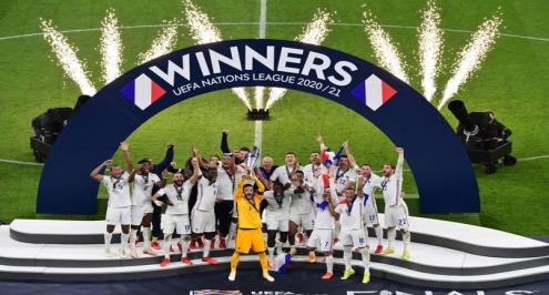 فرنسا تقلب الطاولة على إسبانيا وتتوج بدوري أمم أوروبا